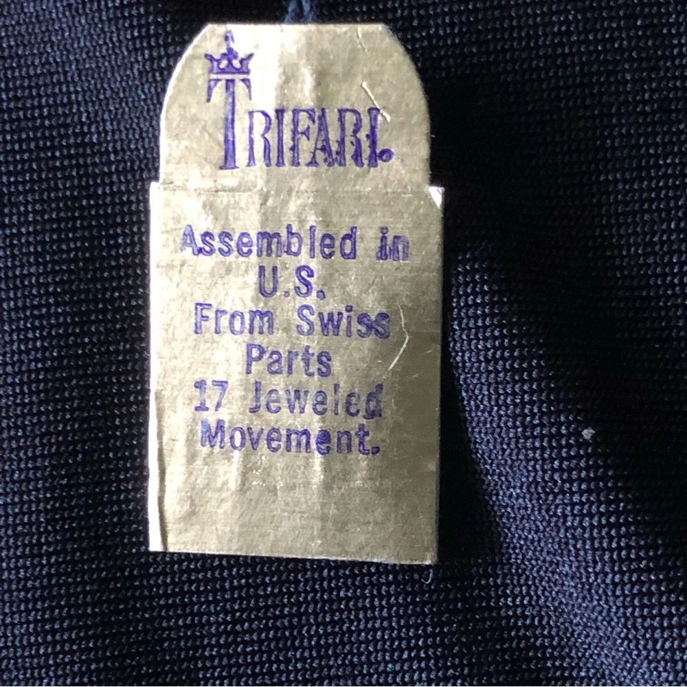 Vintage Trifari Lion Hidden Watch Necklace,  Original Tag, MINT - Picture 13 of 13